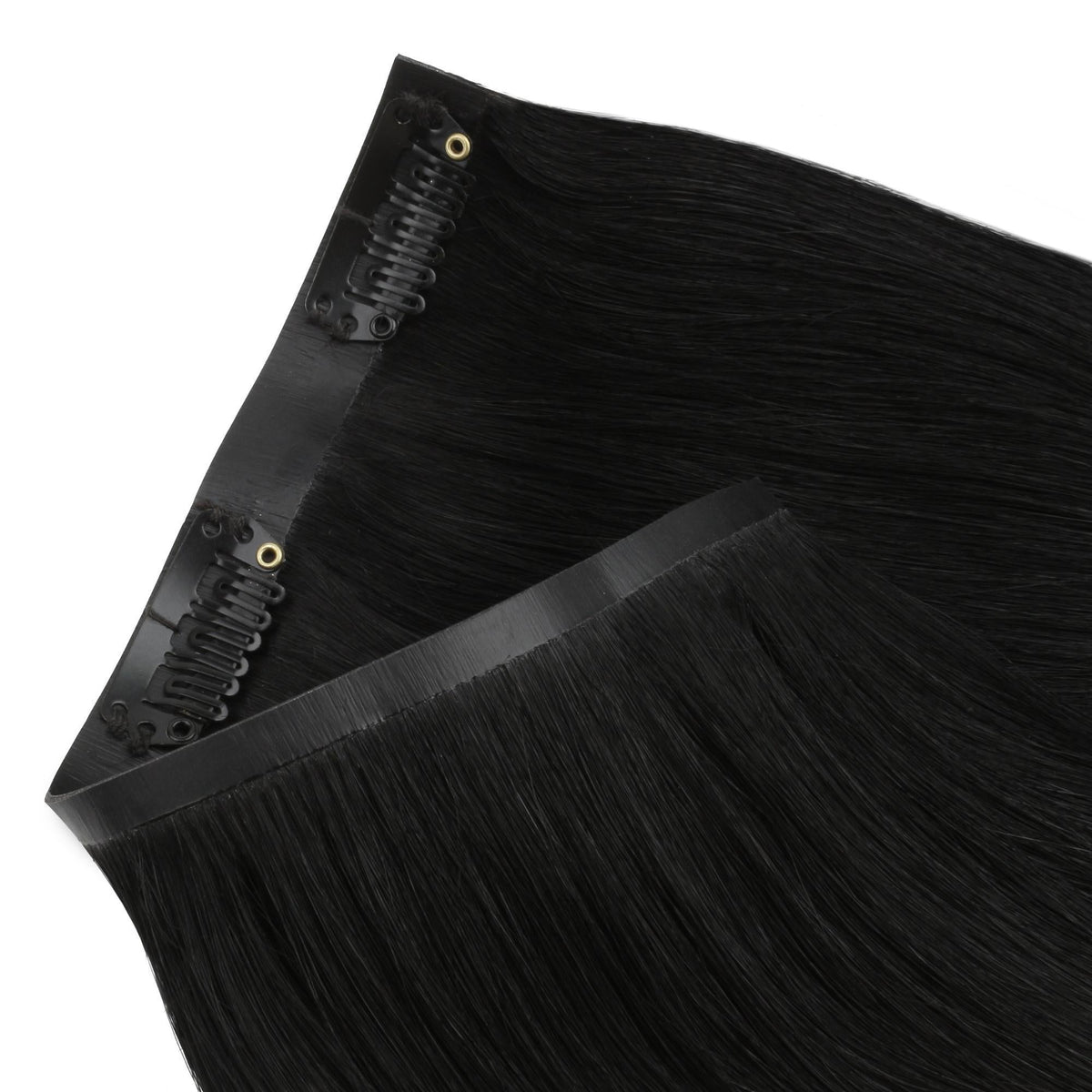 Jet Black Seamless Clip-ins - GLAMIRA HAIR BEAUTY