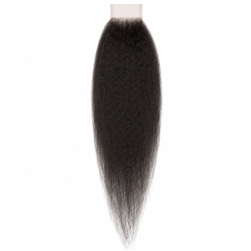 Kinky Straight 2x6 HD Lace Closure - GLAMIRA HAIR BEAUTY