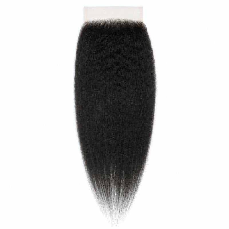 Kinky Straight 5x5 HD Lace Closure - GLAMIRA HAIR BEAUTY