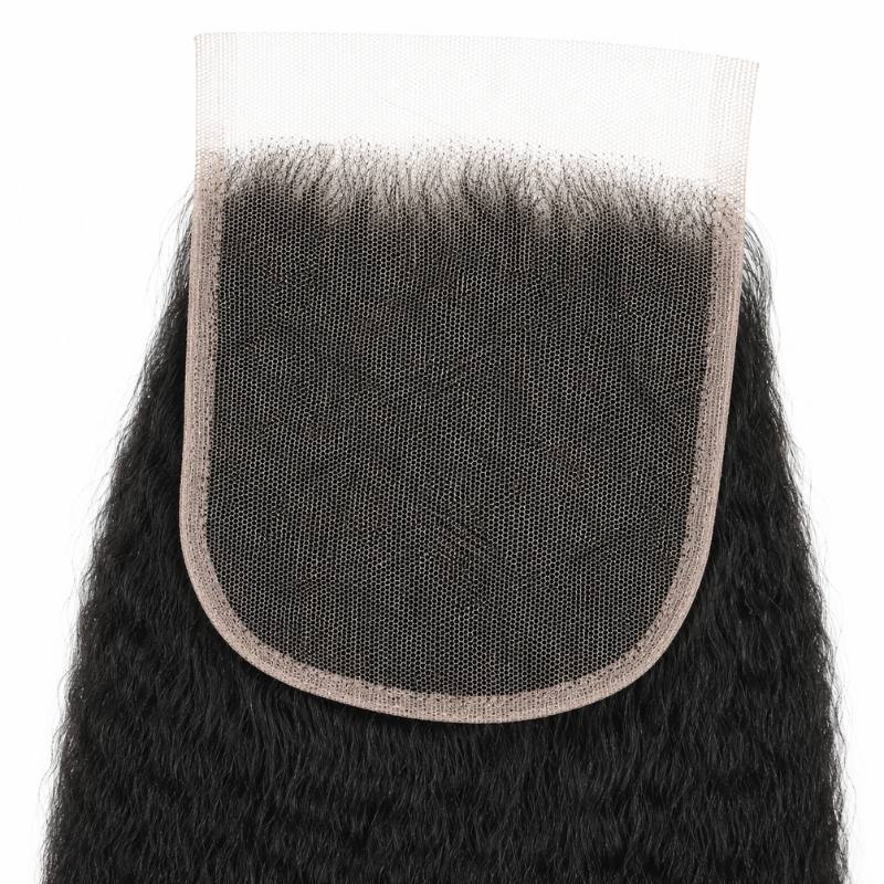 Kinky Straight 5x5 HD Lace Closure - GLAMIRA HAIR BEAUTY