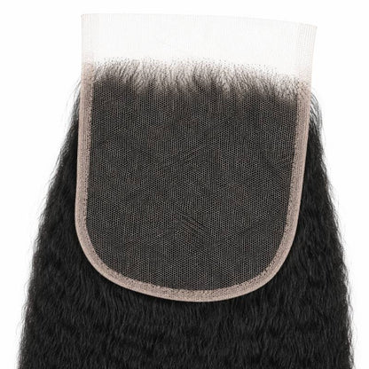 Kinky Straight 5x5 HD Lace Closure - GLAMIRA HAIR BEAUTY