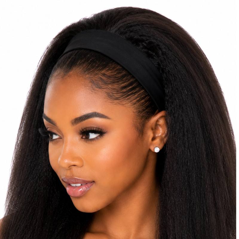 Kinky Straight Headband Wig - GLAMIRA HAIR BEAUTY
