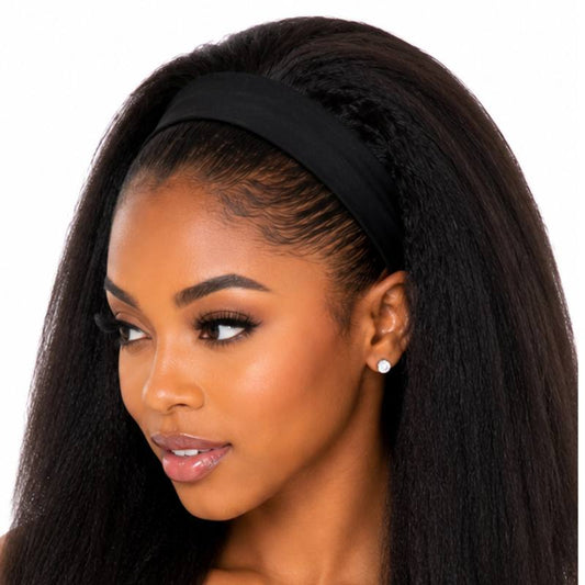 Kinky Straight Headband Wig - GLAMIRA HAIR BEAUTY