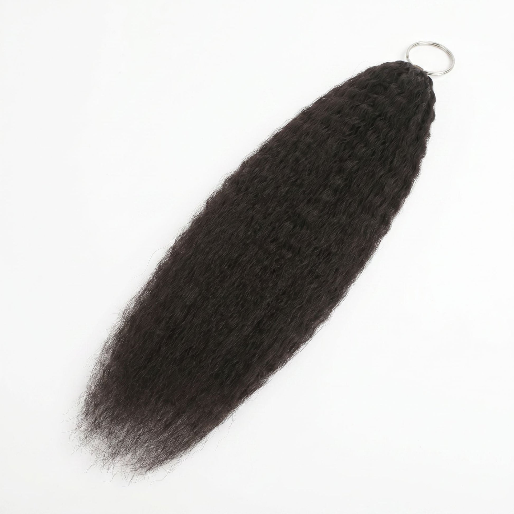 20" Kinky Straight Feather Crochet