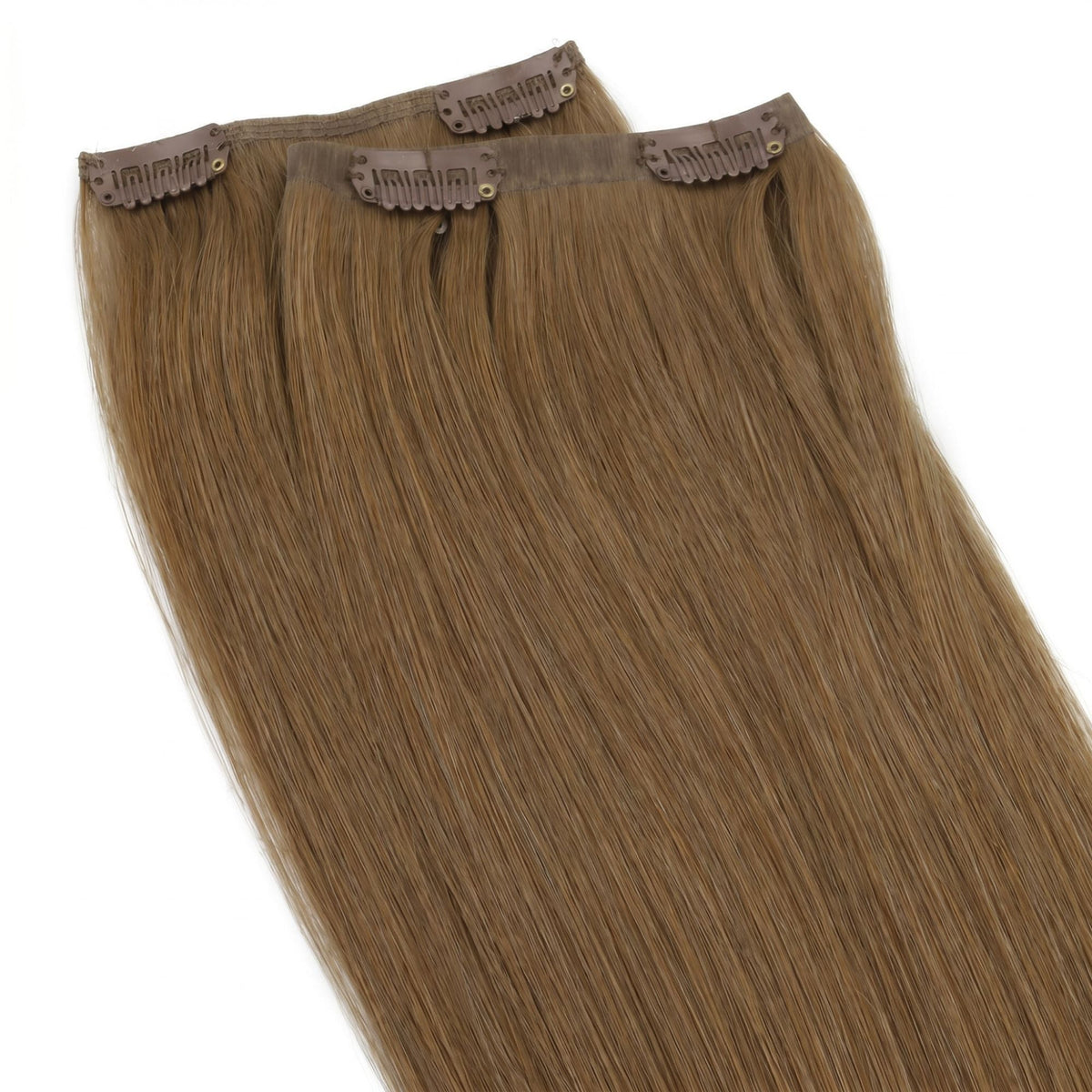 Medium Chestnut Brown Seamless Clip-ins - GLAMIRA HAIR BEAUTY