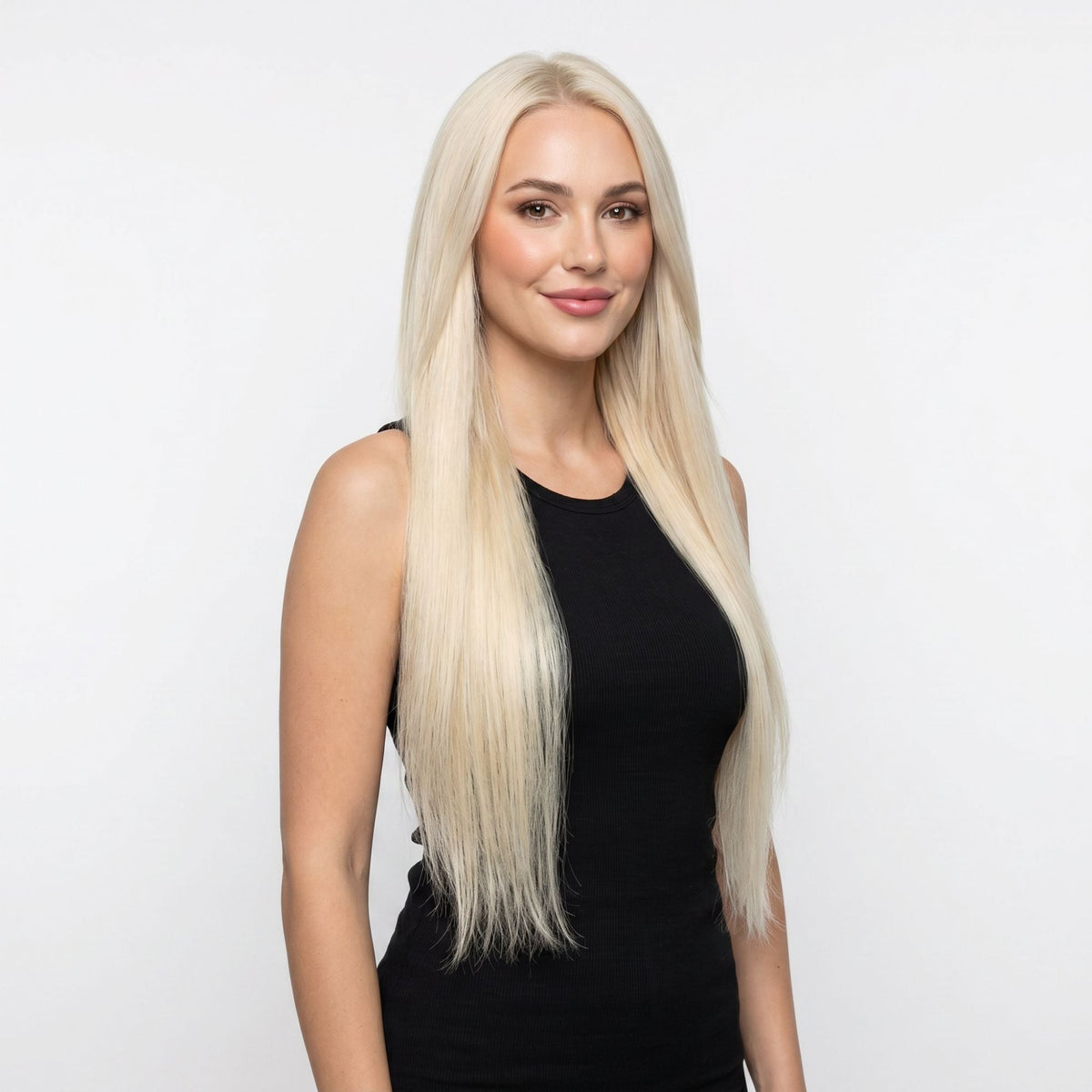 Platinum Blonde Seamless Clip-ins - GLAMIRA HAIR BEAUTY