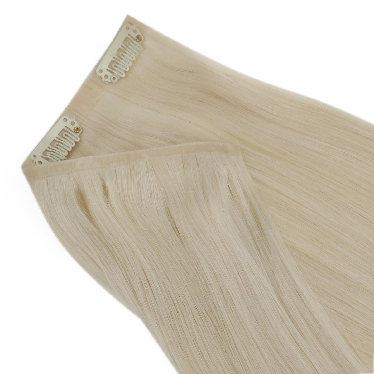 Platinum Blonde Seamless Clip-ins - GLAMIRA HAIR BEAUTY