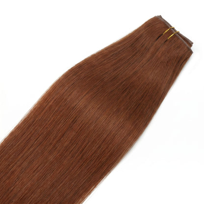 Rich Copper Auburn Invisible Clip-ins - GLAMIRA HAIR BEAUTY