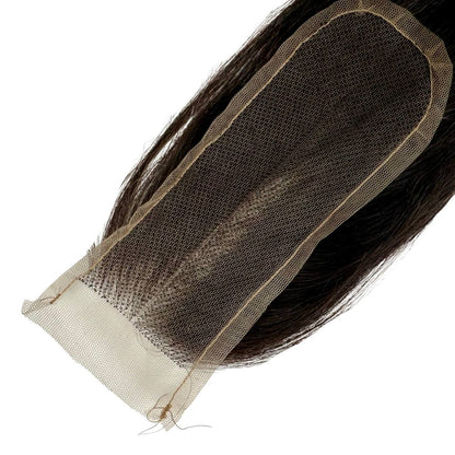 Raw Vietnamese Straight 2x6 Swiss Closure