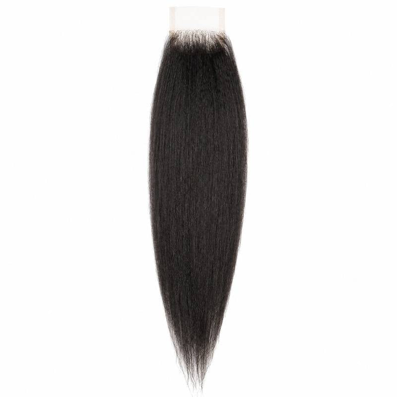 Yaki Straight 2x6 Transparent Lace Closure - GLAMIRA HAIR BEAUTY