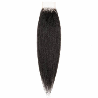 Yaki Straight 2x6 Transparent Lace Closure - GLAMIRA HAIR BEAUTY