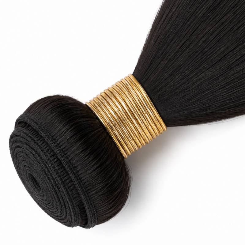 Yaki Straight Human Hair Bundles - GLAMIRA HAIR BEAUTY