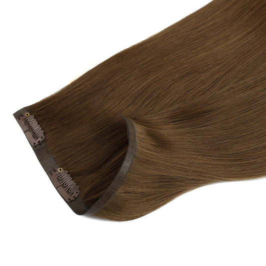 Chocolate Brown Seamless Clip-ins - GLAMIRA HAIR BEAUTY