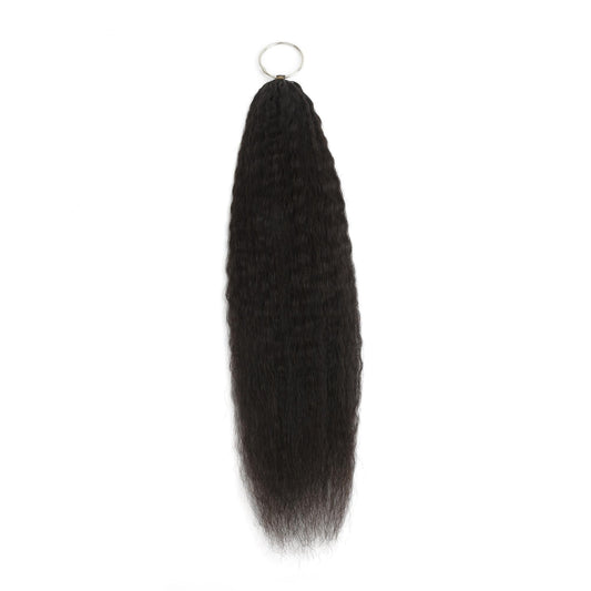20" Kinky Straight Feather Crochet - GLAMIRA HAIR BEAUTY