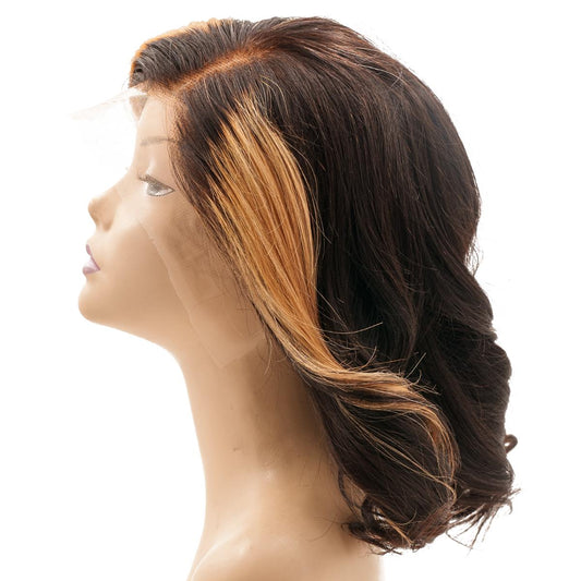 Honeycomb 13x4 Transparent Lace Front Bob Wig - GLAMIRA HAIR BEAUTY